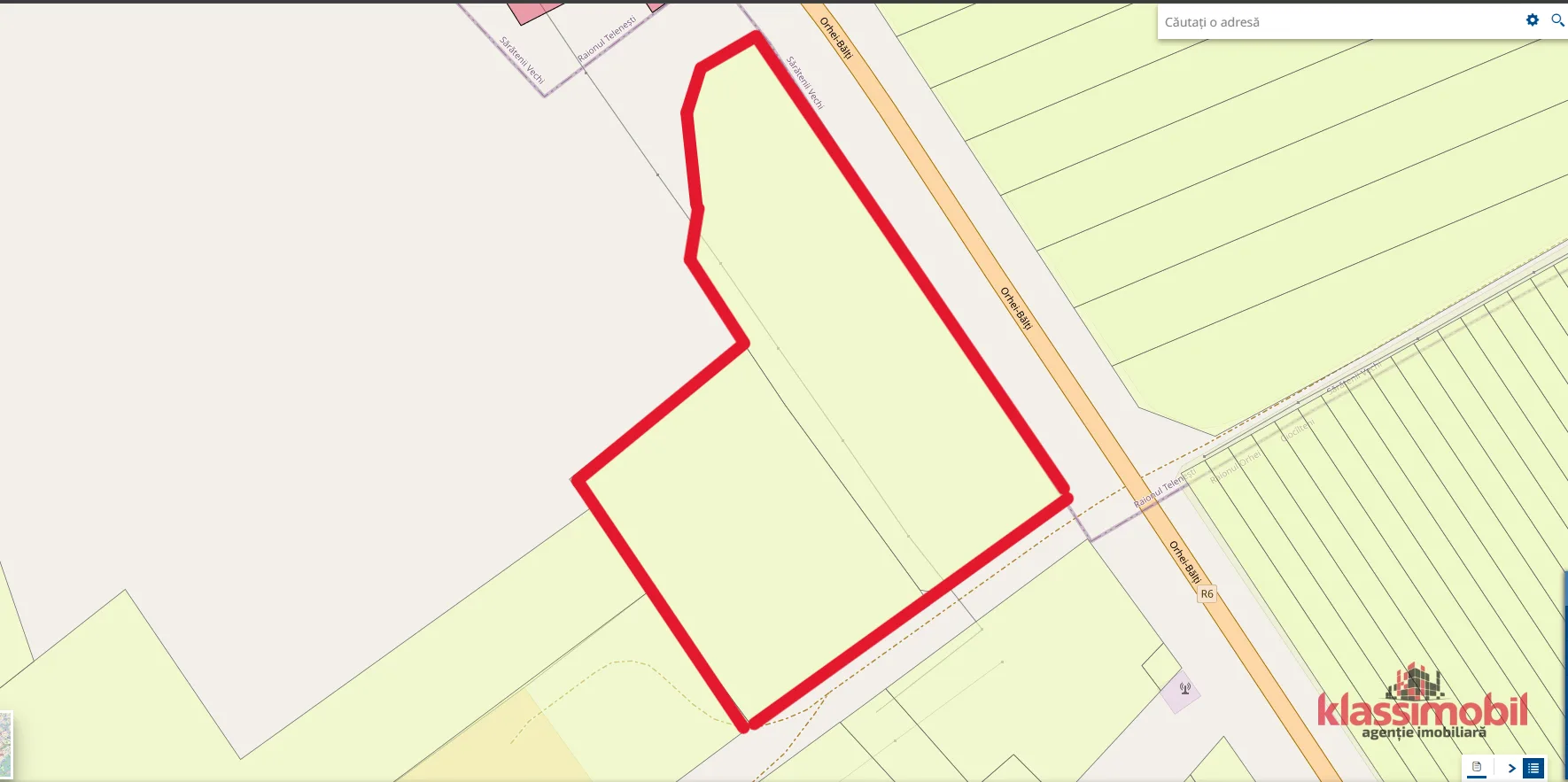 Vînzare teren agricol – 3,39 ha – lîngă traseul Chișinău Bălți 3